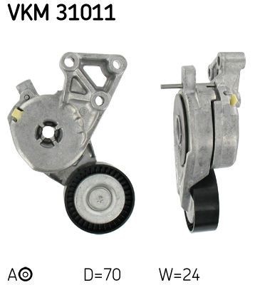 1 x Spannrolle Keilrippenriemen SKF VKM 31011 für VW Bora Golf V