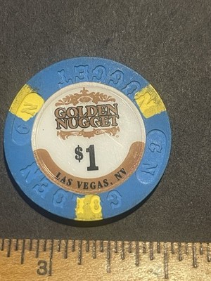 Golden Nugget $1 Las Vegas, Nevada Poker Gaming Casino Chip