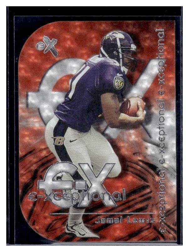 2000 EX  E-Xceptional Jamal Lewis #11 XC Red RC Baltimore Ravens