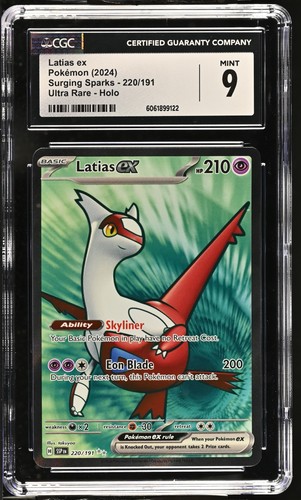 Latias ex graded CGC 9 for sale on eBay