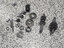 93-96 1995 Honda CR125R Transmission Gears Main Shaft Drum Shift Forks Complete