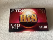 TDK Hi8 MP120 Camcorder Videotape Sealed - NIOP Sealed New Hi8