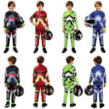 Kids Boys Biking Jersey Sportswear Off-Road Suit Cycling Motorcycle Outfit