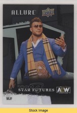 2022 Upper Deck Allure AEW Star Futures Black Rainbow MJF #147 READ y1s
