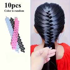Spiral Hair Braiding Tool Set for DIY French Braid Hairstyles for Women Girls