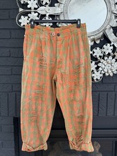 Magnolia Pearl Cotton Check Charmie Trousers in Chaser OS