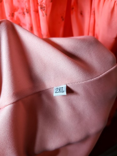 Chiffon Reproduktion Maxi Boho Umstandskleid Damen Größe 2XL - Bild 10 von 10
