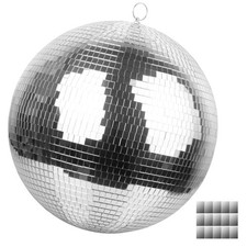Faeshoo 16inch Large Disco Ball Mirror Ball for Disco Party Decorations, Disc...