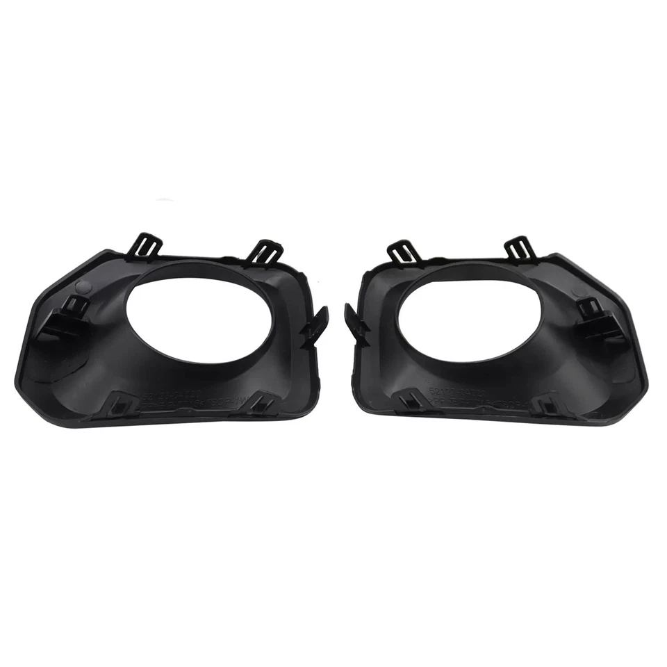 Premium Material Pair Bumper Fog Light Cover Bezel Both Side For Toyota Tacoma - Image 4 of 4