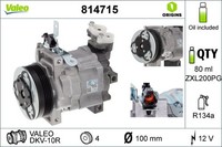 Kompressor Klimaanlage Valeo 814715 FÜR Subaru Klimakompressor Klima Kompressor