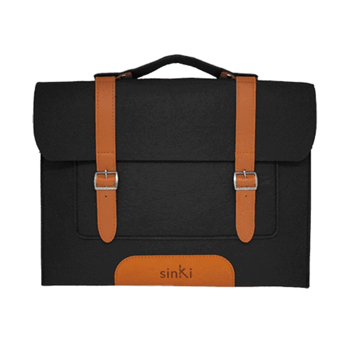 Sacoche en feutre SINKI pour PC et tablette 13 pouces avec bandoulière réglable