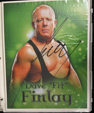 Fit Finlay Signed 8x10 Photo WWE WCW WWF Pro Wrestling Autographed