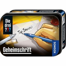 KOSMOS Detektive Die drei ??? Geheimschrift Kl. Dose Detektiv-Set Detektivspiel