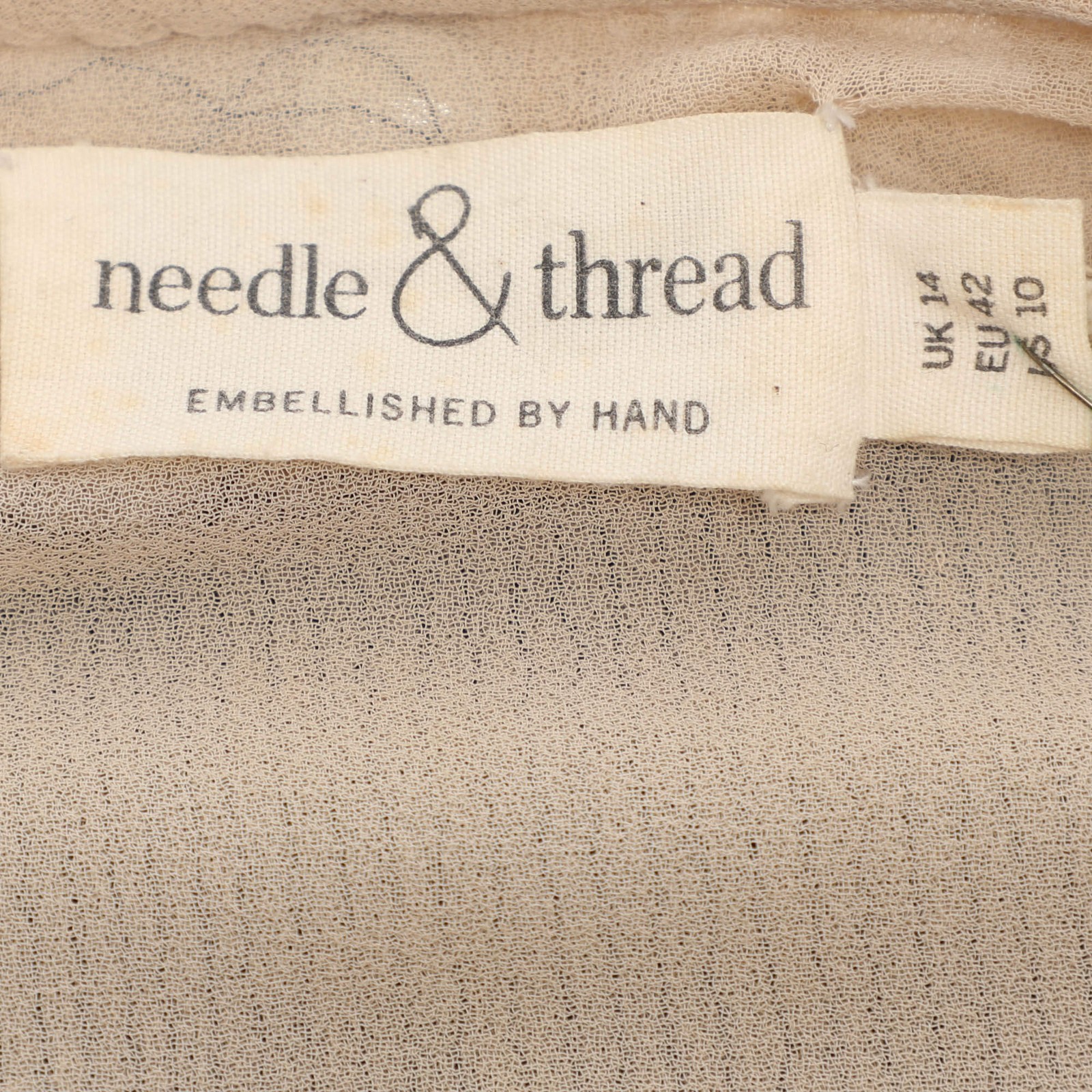 Needle Thread Black Multicolor Sequin and Bead Em… - image 8