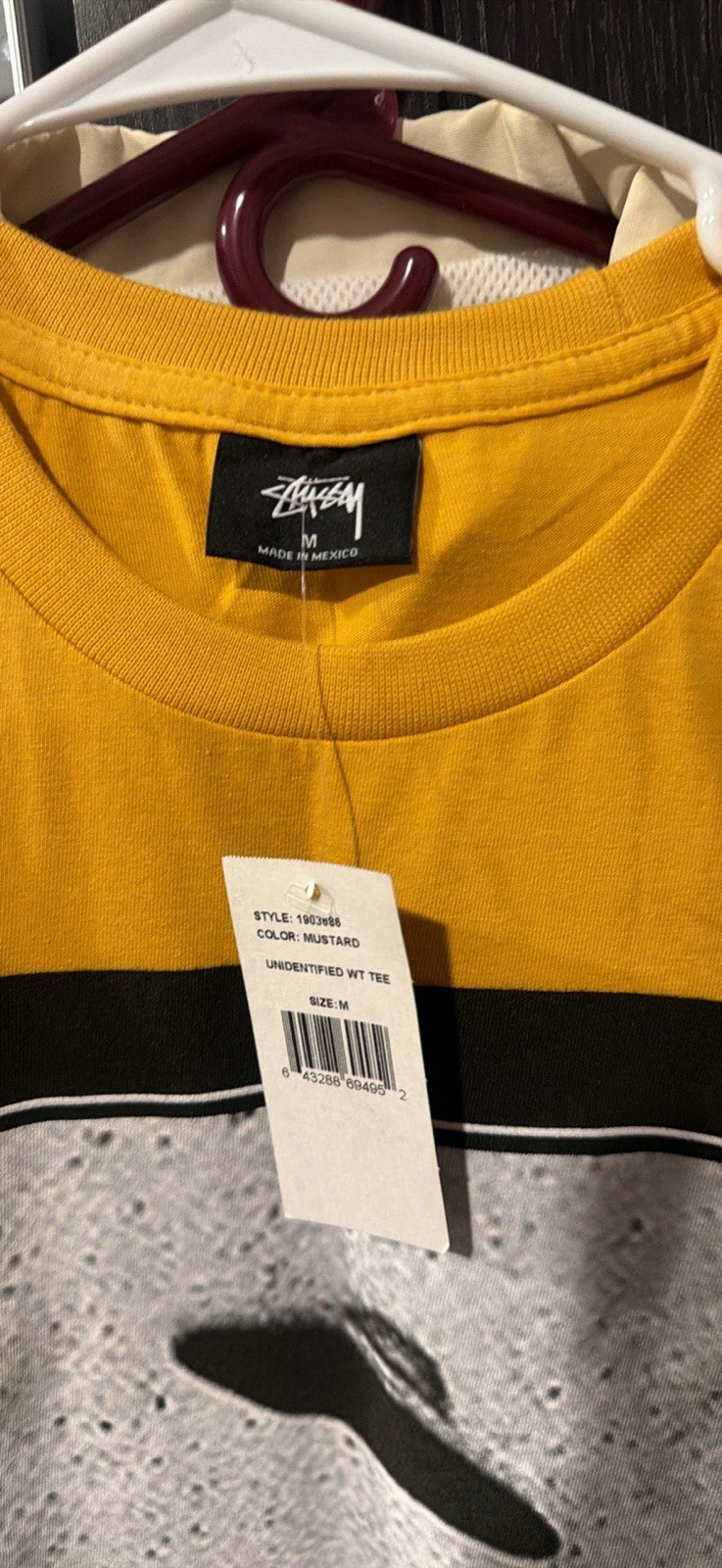 Stussy Unidentified World Tour Tshirt Size Medium thumbnail 2