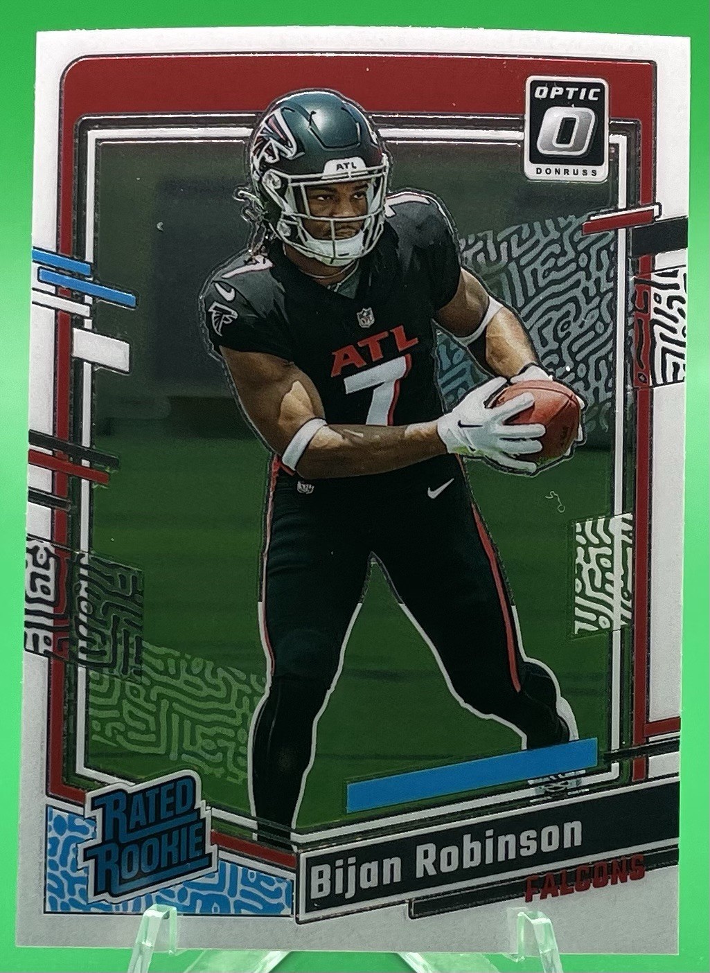 2023 Panini Donruss Optic - Rated Rookie #206 Bijan Robinson (RC) Falcons