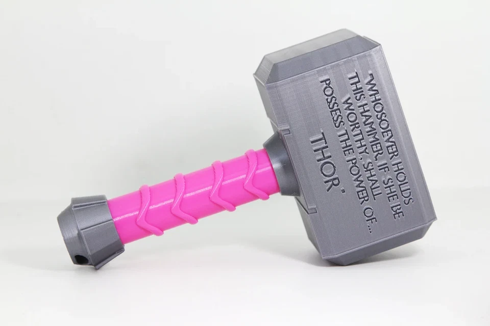 Babys First Mjolnir Thor Baby Rattle Thors Hammer Thors Baby Rattle Toy - Image 3 of 4