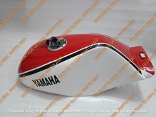 Yamaha Rz350 31k YPVS Serbatoio Benzina in Acciaio Verniciato Rosso e Bianco - Rd Td Lc