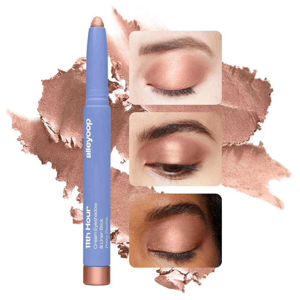 Alleyoop Makeup - 11th Hour Cream Eyeshadow & Liner Stick in Penny Makeup - Image 2 of 4