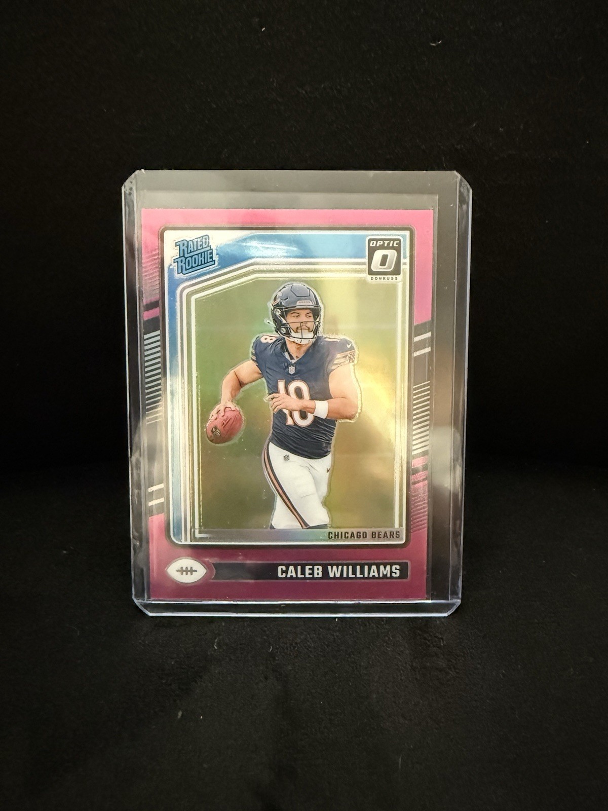 2024 Panini Donruss Optic - Rated Rookie Caleb Williams #201 Pink Prizm (RC)