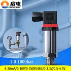 Water Oil Fuel Air Pressure Transmitter Sensor G1/4 12-36V 4-20mA RS485 0-600bar