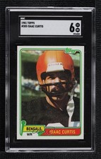 1981 Topps Isaac Curtis #305 SGC 6 1ar2