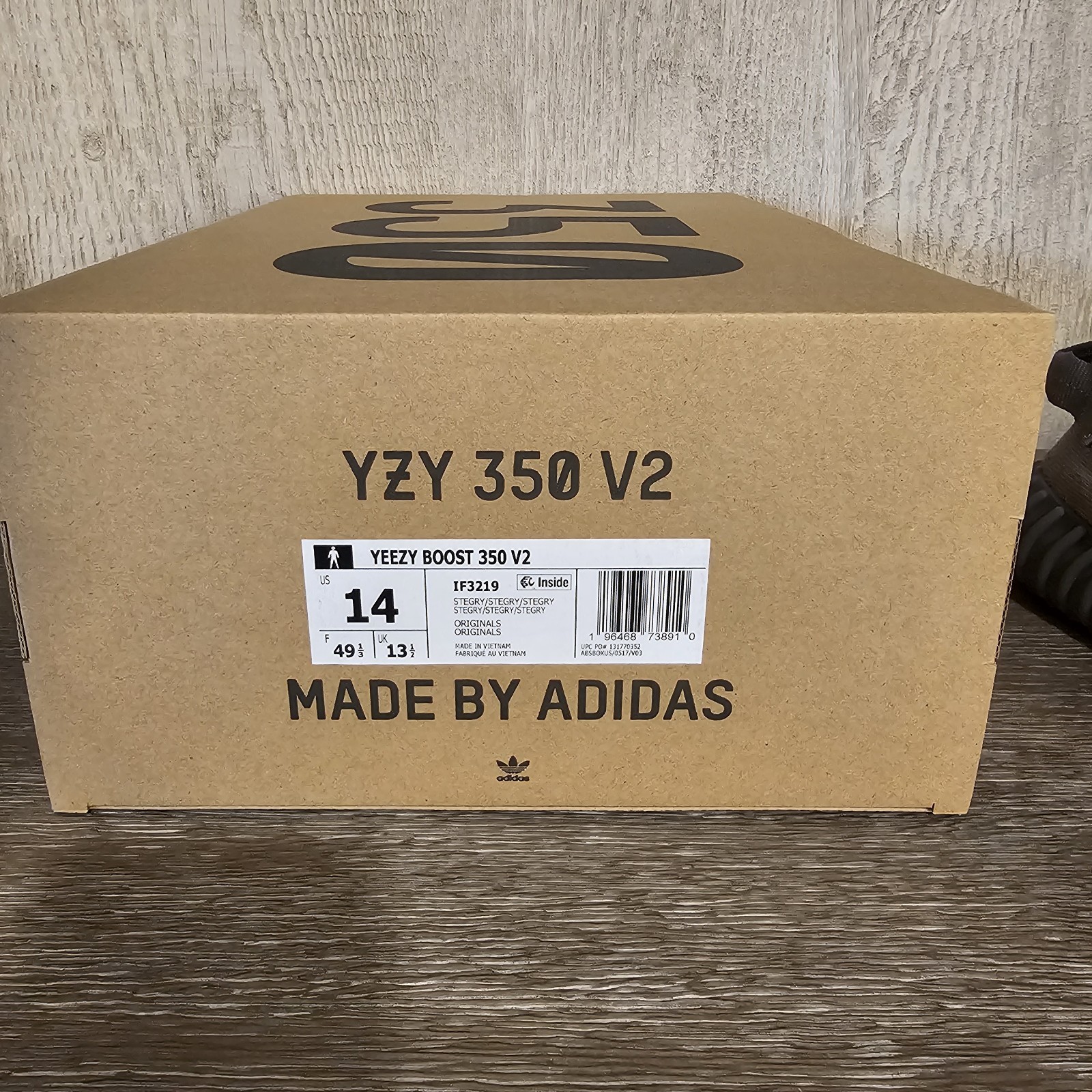 Size 14 - Adidas Yeezy Boost 350 V2 Steel Grey thumbnail 2