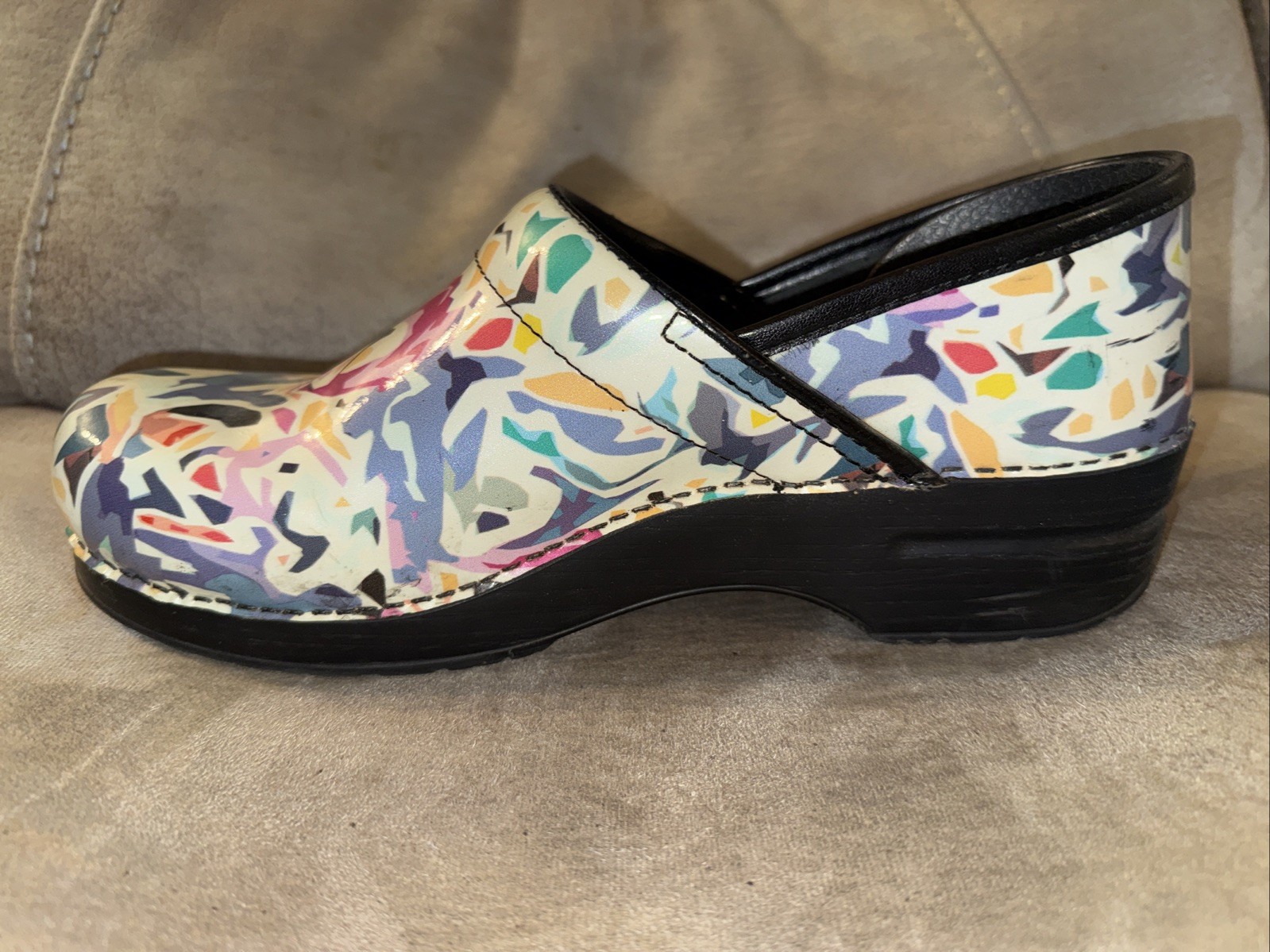 Dansko Professional Psychedelic Multicolor Patent… - image 5