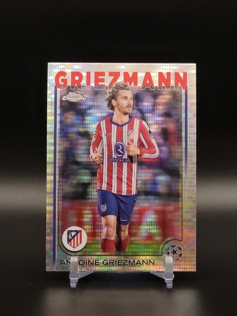 2024-25 Topps Chrome UEFA Club Competitions Antoine Griezmann Pulsar Refractor