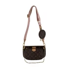 Louis Vuitton Monogram Canvas Multi Clutch Accessory Pink Crossbody Bag