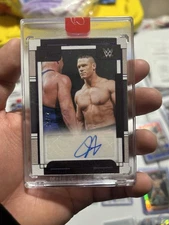 2024 Panini Three Count WWE Timeless Moments John Cena Auto /25 *Debut Picture* 