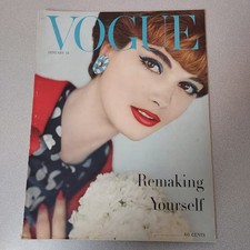 Vogue magazine, January 15th 1958. Continental Mark III fold out ad. Good