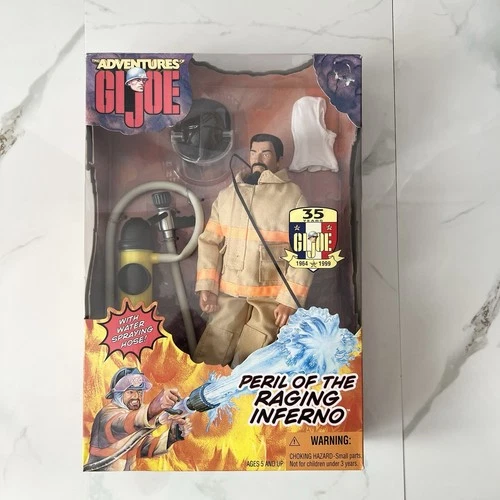 G.I. Joe Doll The Adventures of GI Joe Peril of the Raging Inferno Hasbro NIB