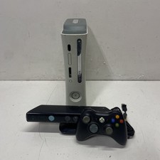 Microsoft Xbox 360 Original Console White Kinect Wired Controller For Parts