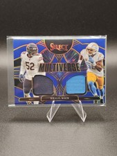 2025 Panini Select Khalil Mack Multiverse #MVJ-KMK Dual Patch Chargers Bears