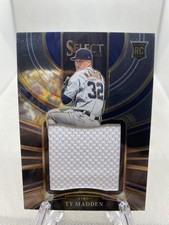 2023 Panini Select - Rookie Jumbo Swatch Ty Madden #PJS-TM (MEM, RC)