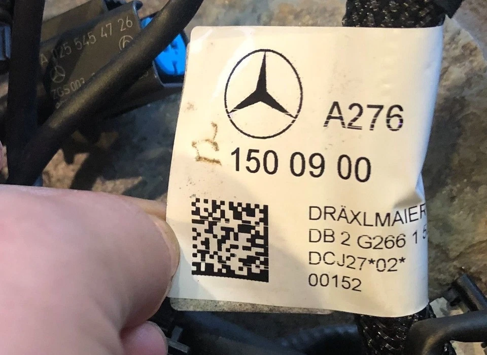 Mercedes Benz GLE350 2016 2017 2018 arnés de cableado del motor, pieza # 2761500900, OEM Foto 3 de 4