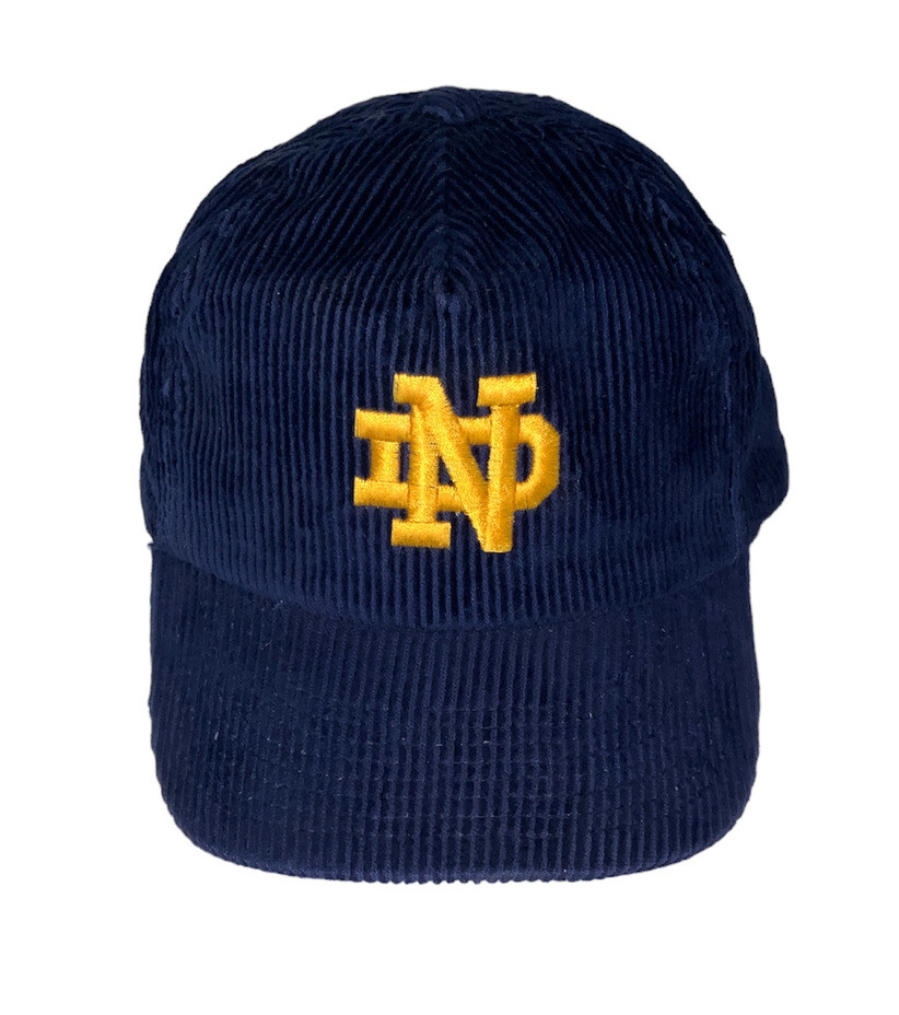 Vintage Notre Dame Corduroy Ball Cap s-l400.jpg main image 4