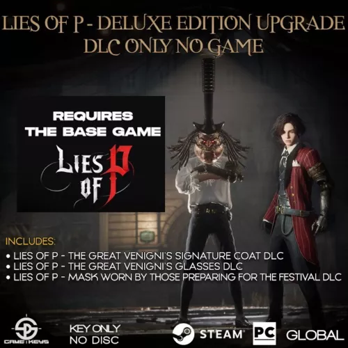 Lies of P - Deluxe Edition Upgrade (DLC Only N0 Game) Steam Global Key