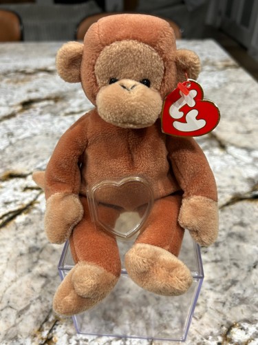 TY Beanie Baby NANA with Bongo Sticker RARE Authentic 3rd Gen Hang 1st GEN Tush! - Picture 9 of 13