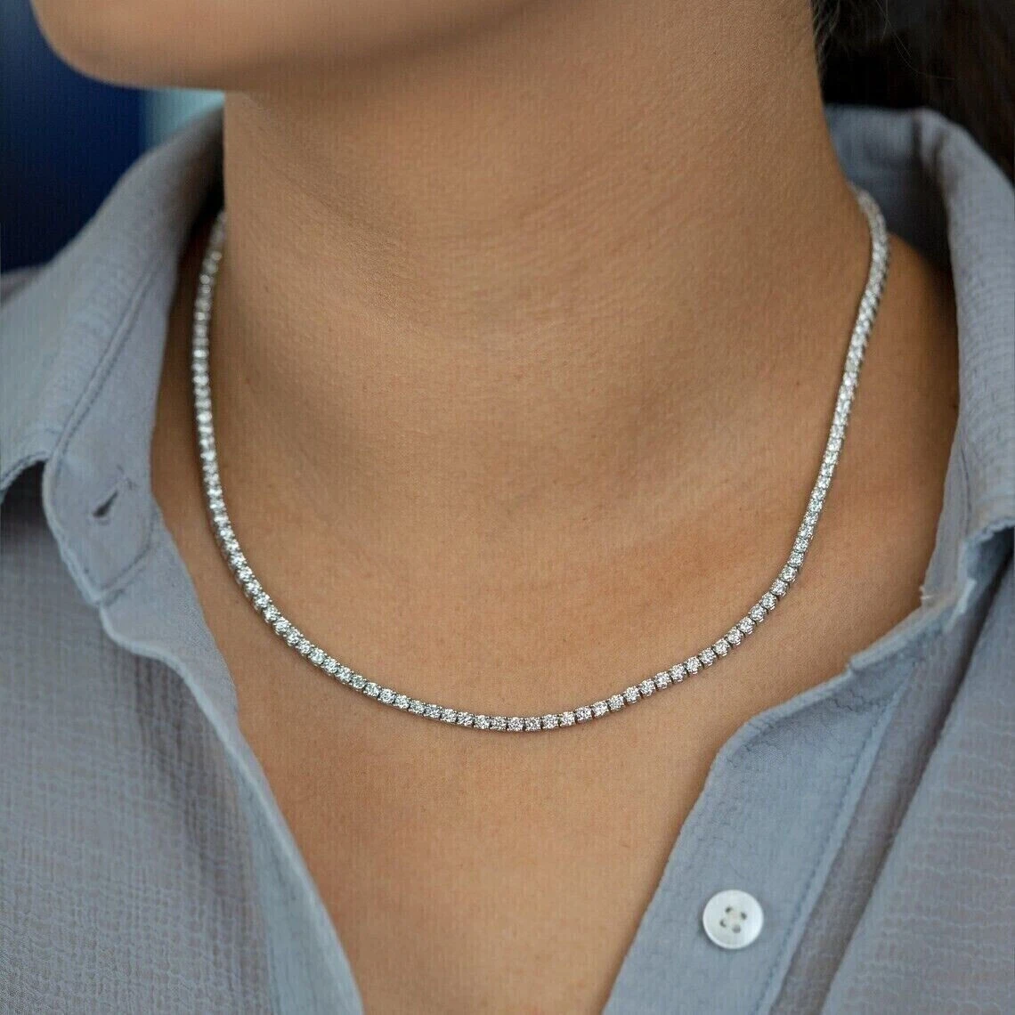 Women's tennis sales necklace