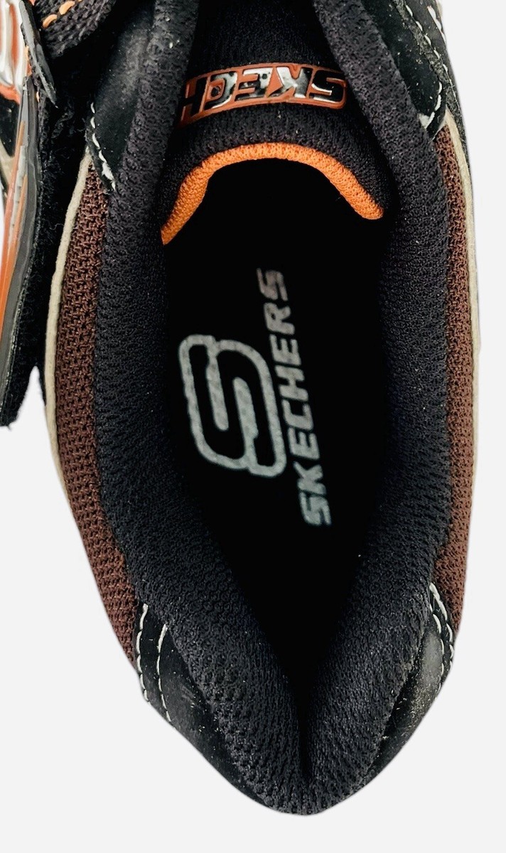 Skechers SKX Super Z 91587L Orange Black Athletic Shoes Mens 7