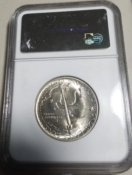 :1936 50C Moses Cleveland Commemorative Half Dollar Near Superb NGC MS66 Rare R3 - Image 4 of 4