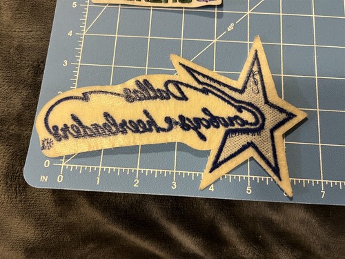 #1 VINTAGE PATCH LOT DALLAS COWBOY CHEERLEADERS & GREEN BAY PACKERS PATCHES - Picture 3 of 5