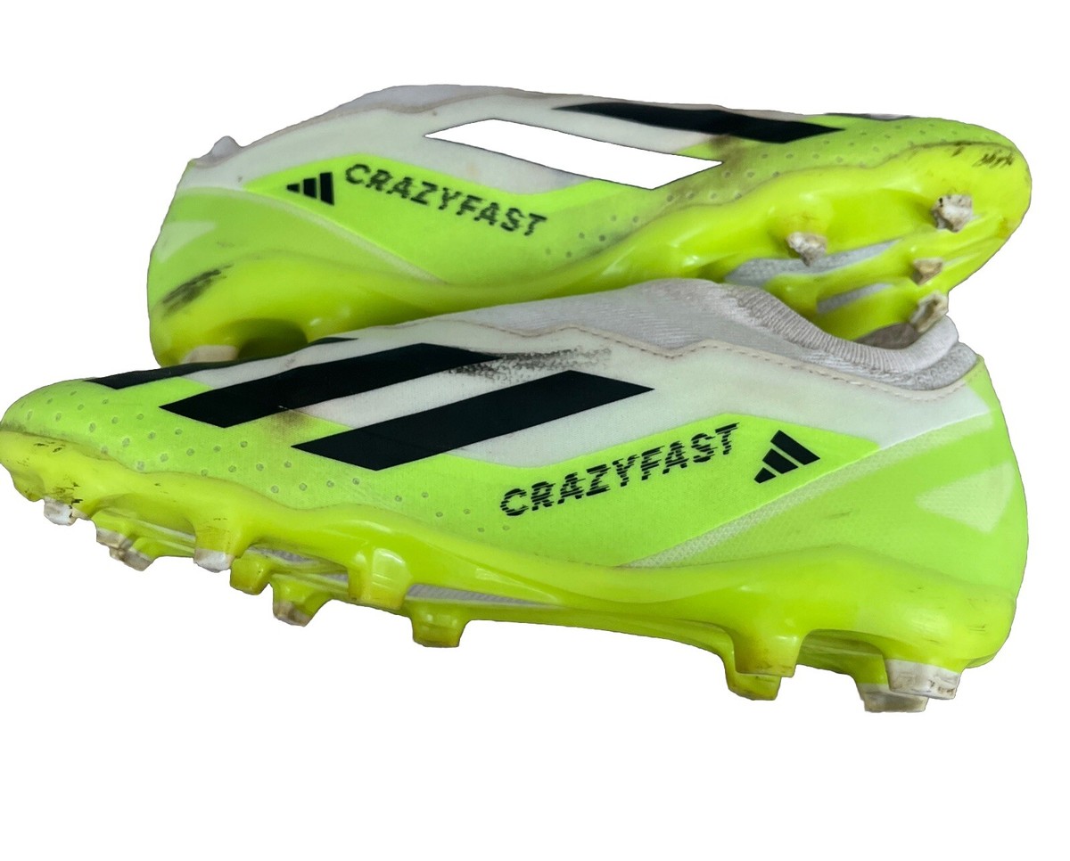 Johnny's - NewS  W杯 ADIDAS CRAZY FAST FOOTBALL BOOTS LACELESS SLIP ON WHITE NEON
