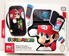 Mario Nintendo Switch Game Traveler GoPlay Action Pack + Go Play Action Grips