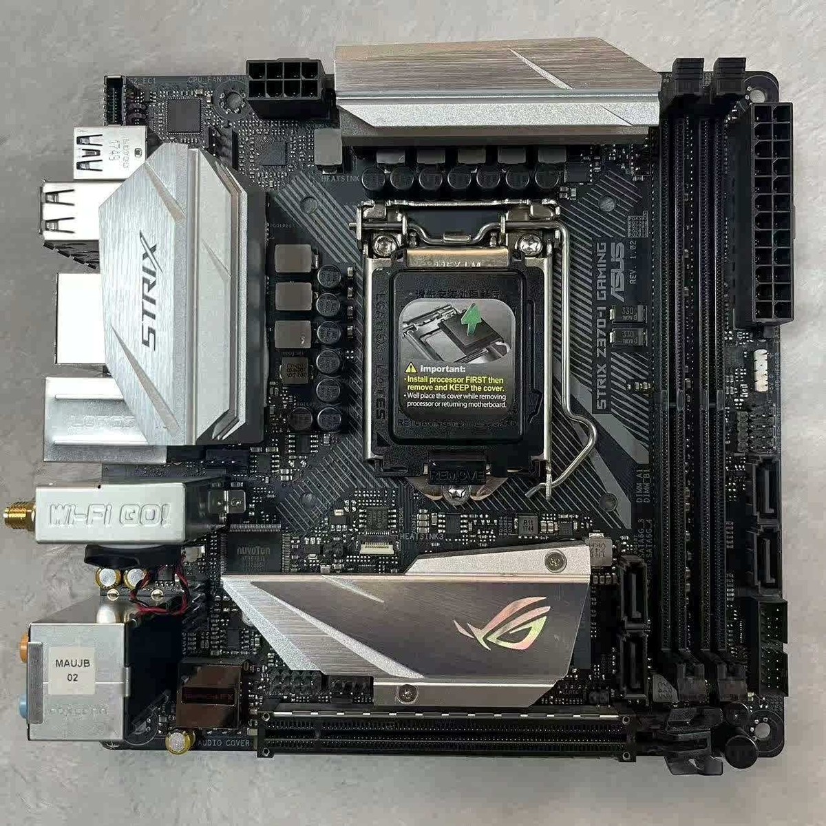 FOR ASUS ROG STRIX Z370-I GAMING LGA 1151 DDR4 32GB HDMI Mini-ITX