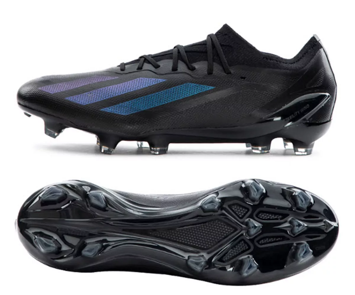 Adidas Men X Crazy-fast.1 FG Cleats Football Black Soccer Boots GYM Spike  GY7417