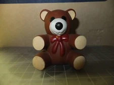 Vintage Teddy Bear Ross Laboratories Similac Rubber Squeaky Brown Toy 1985