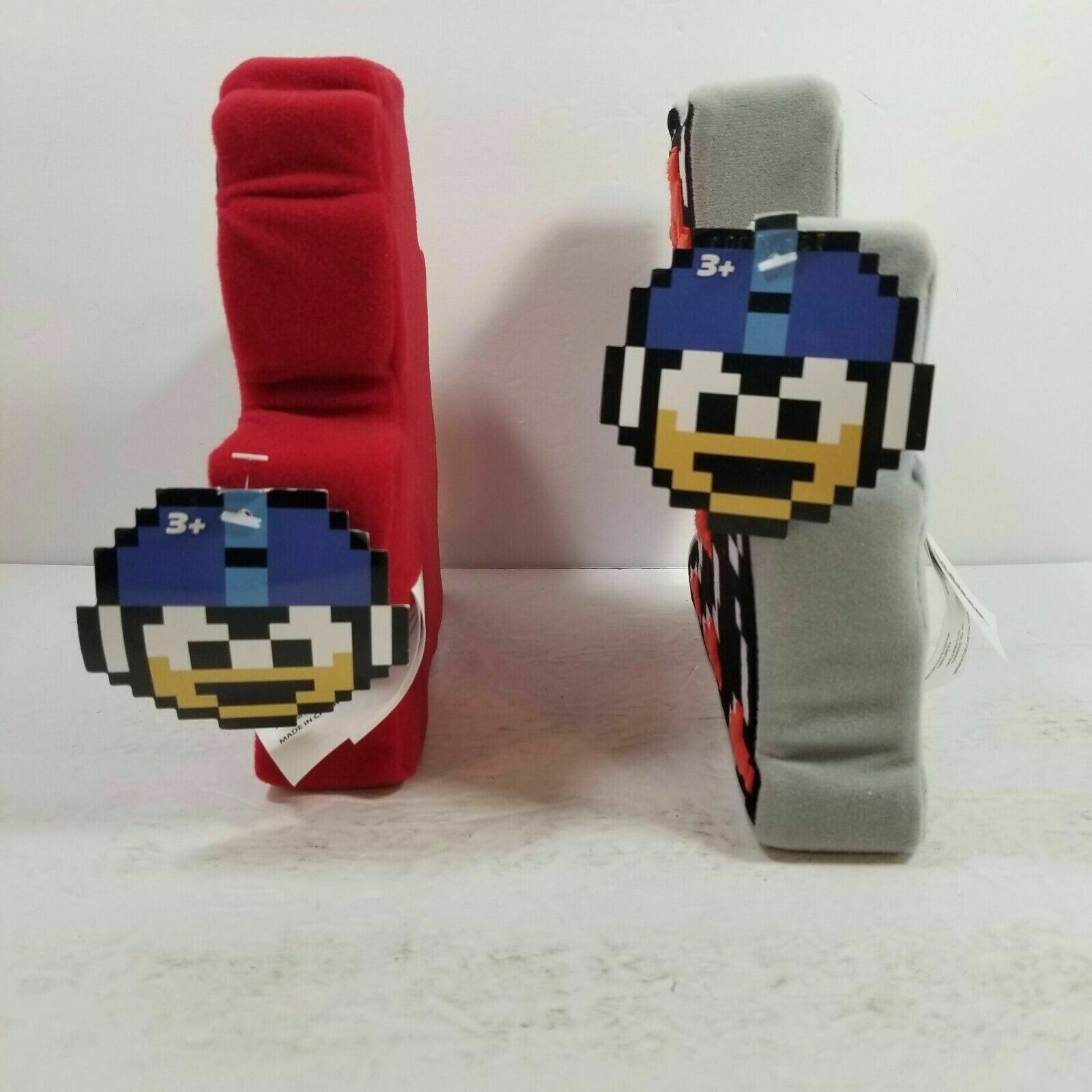 2 Mega Man Plush PROTO MAN & RUSH 7.5-Inch Stuffed PIXEL Pillow tags ...